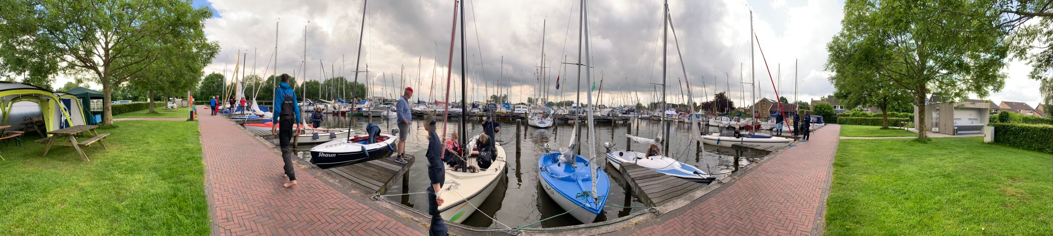 Bild beim Start zum 41. Fahrtenseglertreffen